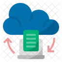 Cloud Storage Data Transfer Icon