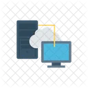 Data Transfer Cloud File Sharing Icon