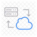 Datatransfer Filesharing Cloud Icon