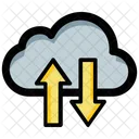 Cloud Service Computing Icon