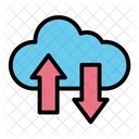 Data Transfer Cloud Computing Computing Cloud Icon