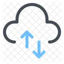 Data Transfer Cloud Icon