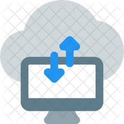 Data Transfer Cloud Dekstop  Icon
