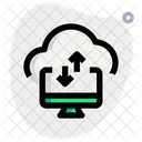 Data Transfer Cloud Dekstop  Icon