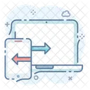 Data Transfer Data Sharing Data Exchange Icon