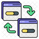 Data transfer  Icon