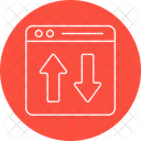 Data Transfer Data Sharing Icon