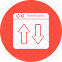 Data Transfer Data Sharing Icon