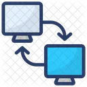 Data Transfer Data Sync Synchronization Icon