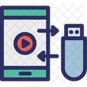 Data Transfer Data Sharing Usb Data Icon