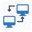 Transfer Filesharing Lcd Icon