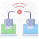 Data Transfer Analysis Sync Icon