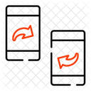 Data Transfer Data Transmission Data Exchange Icon