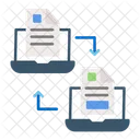Data Transfer Data Sharing Icon