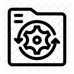 Data transformation Icon - Download in Line Style