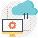 Cloud Data Transformation Icon
