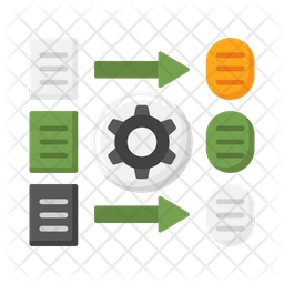 Data Transformation Icon - Download in Flat Style