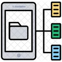 Mobile Data Exchange Icon