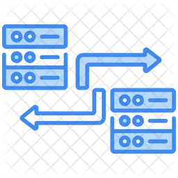 Data transformation Icon - Download in Dual Tone Style
