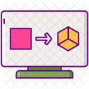 Data Transformation Data Transfer Data Sharing Icon