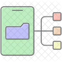 Data Transformation Lineal Color Icon Icon