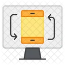 Data Transfer Data Transmission Data Exchange Icône