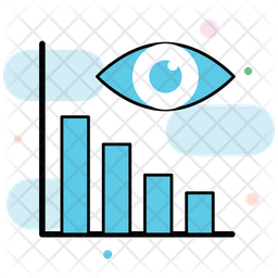 Data Visualization Icon - Download in Colored Outline Style