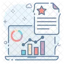 Data Visualization Growth Analysis Business Profit Icon