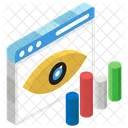 Data Visualization Data Monitoring Data Analytics Icon