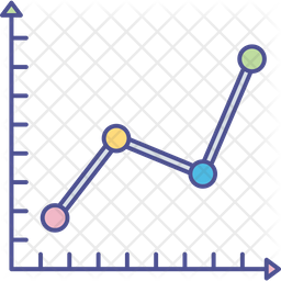 Data Visualization Icon - Download in Colored Outline Style