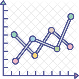Data Visualization Icon - Download in Colored Outline Style