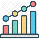 Data Visualization Bar Graph Histogram Icon