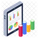 Mobile Analytics Data Analytics Data Visualization Icon