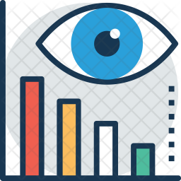 Data Visualization Icon - Download in Colored Outline Style