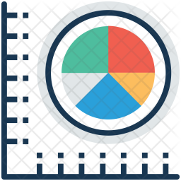 Data visualization Icon - Download in Colored Outline Style