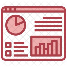 Data Visualization Icon - Download in Colored Outline Style