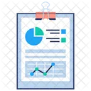 Data Visualization Report Icon