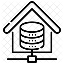 Data warehouse Icon - Download in Line Style