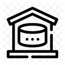 Data Warehouse Big Data Analytics Icon