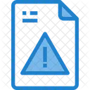 Data Warning  Icon