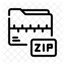 Data Zip Files And Folders Data Encryption Icon