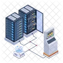 Server Room Database Servers Data Servers Icon