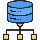 Database Hosting Network Icon