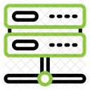 データベース、ホスティング、サーバー アイコン