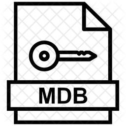 Sql Icon - Download in Line Style