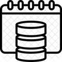 Database Calendar Dates Icône