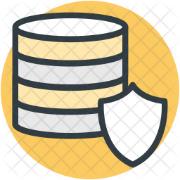 Database Icon - Download in Colored Outline Style