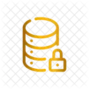 Database Lock Locked Icon