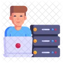 Data Admin Database Admin Server Admin Icon