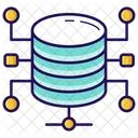 Data Network Data Structure Data Organization Icon
